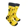 Modelos Transfronterizos de Comercio Exterior para Primavera, Otoño e Invierno Hombres y Mujeres Tendencia de Dibujos Animados Calcetines de Media Pantorrilla Calcetines de Algodón Sitio de Suministro