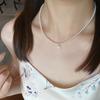 Collar de Perlas Cadena Clavícula para Mujer Estilo Similar a Bee Mother Chenghuan Yang Zi Cuentas de Arroz Shijia Colgante de Azúcar Diamantado