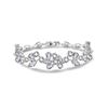 RAKOL Moda Coreana Pulsera de Flores Pequeña Fresca Creativa para Mujer Exquisita Versátil Circonita Microincrustada Pulsera de Novia