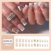 Uñas Vestibles de Venta Caliente en Comercio Exterior Se Pueden Diseñar con Fotos y Muestras. Uñas de Ballet con Puntos de Diamante Cortas, Medianas y Largas, Uñas Postizas y Manicura