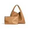 Bolso Cubo Grande de Mano Tejido a Mano 2026 Bolso Cesta Simple para Viajes Diarios de Mano Debajo del Brazo Bolso Madre e Hija Bolso de Mujer