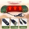 Almohada eléctrica para huesos con calefacción de terciopelo, almohada cervical de ajenjo, almohada de compresa caliente de ajenjo multifuncional, removible y lavable, almohada de ajenjo