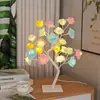 Lámpara de rama de rosa LED transfronteriza USB flor artificial decoración de dormitorio regalo de Navidad San Valentín lámpara de mesa pequeña decorativa
