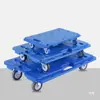 Carro con Ruedas para Tortuga Yan Ying, Carro de Transporte, Carretilla de Plataforma Plana, Base Móvil para Macetas Doméstica, Remolque Universal de Cuatro Ruedas