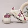 25 Tenis Infantiles con Estrellas de Cinco Puntas, Nuevos de Primavera y Otoño, Lindos Casuales Estudiantiles con Estrellas, Zapatos Blancos Infantiles Medianos y Grandes, Transfronterizos