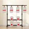Secador de Ropa Sencillo, Perchero de Pie para Dormitorio, Barra para Secar Ropa en Interiores, Colgador de Ropa, Perchero de Pie para Dormitorio, Venta al por Mayor para Tiendas de Ropa
