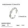 Anillo Abierto Ajustable de Circonita Estrella, Chapado en Cobre con Oro de 18 Quilates, Plata 925, Joyería de Diseño de Nicho de Lujo Ligero, Nueva Colección de Verano