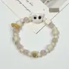 Pulsera de Cerámica Jingdezhen Nueva Pulsera de Cerámica China Joyería Estudiante Estilo Tíbet Cuerda Trenzada a Mano Puesto Regalo para Estudiante