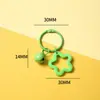 Llavero de Campana con Estrella de Cinco Puntas de Colores Accesorios Estilo Coreano Anillo de Tarjeta de Aleación Colgante para Bolsos Materiales para Joyería DIY