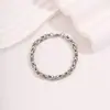 Pulsera de Acero de Titanio Europea y Americana Personalidad Calle Hip Hop Pulsera para Hombre Estilo Frío Pulsera Lavable No se Desvanece