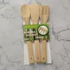 Espátula de bambu com cabo longo utensílios de cozinha de bambu espátula de cozinha para fritar espátula de bambu resistente a altas temperaturas escorredor de bambu conjunto de espátulas para panelas antiaderentes espátula de madeira
