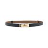 Cinturón de Piel Genuina Versátil para Mujer en Stock para Trajes y Pantalones, Estilo Gabardina Ceñidor de Cintura, Cinturón Fino de Piel, Cinturón Fino con Hebilla en H, Estilo Lujo Ligero