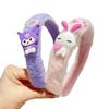 Infantil de pelúcia dos desenhos animados headband meninas bonito princesa cocar bebê faixa de cabelo outono einverno novo super bonito acessórios de cabelo