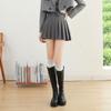 Calcetines lolita de encaje blanco lolita calcetines hasta la pantorrilla calcetines de tubo medio para mujer jk calcetines largos de encaje dulces japoneses de algodón