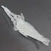 Isca Macia de Camarão 4cm com Anzol, Isca Macia Realista de Camarão Minhoca, Isca Artificial, Isca Peixe Biomimética, Isca Macia para Lúcio e Robalo
