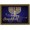 Novos Jogos Americanos de Linho Mais Vendidos da Amazon, Nova Decoração de Mesa Pomba Estrela de Cinco Pontas de Hanukkah, Vendas Diretas da Fábrica