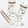 2026 Moda Nuevo Versátil Zueco de Oso con Cuentas Accesorios para Zapatos DIY Dijes Desmontables para Zapatos Hebillas de Zapatos de Alta Gama