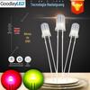 F5/5Mm Vermelho Mistura Verde Geral Contínuo Duas Cores Vermelho e Verde Duas Cores 2 Pinos Contínuo Lâmpada LED Contas de LED Diodo Emissor de Luz LED