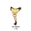 Pulsera Colgante Accesorios de Joyería Accesorios de Aleación con Goteo de Aceite Dibujo Animado Pikachu Pokemon Transfronterizo