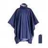 Capa de Chuva Poncho Transfronteiriça para Caminhada, Montanhismo, Acampamento, Outdoor Individual Impermeável Multifuncional 3 em 1 Poncho de Chuva Tático
