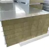Parede Divisória de Oficina Sem Poeira Teto Placa de Purificação Máquina Lã de Rocha Ignífuga Placa de Isolamento Painel Sanduíche de Aço Colorido Fabricante