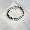 Pulsera de Cerámica Jingdezhen Nueva Pulsera de Cerámica China Joyería Estudiante Estilo Tíbet Cuerda Trenzada a Mano Puesto Regalo para Estudiante