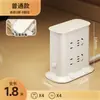 Regleta Vertical con Reloj USB, Multifuncional para Hogar y Oficina, Regleta para Computadora, Cable de Extensión, Luz de Noche de Escritorio