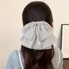 Grampo de Cabelo Elegante Estilo Francês com Bolinhas de Alta Qualidade para a Parte de Trás da Cabeça, Acessório de Cabelo Moderno para Meio Preso, Versátil Presilha de Garra Moda Ornamento para Cabelo