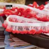 Venda Direta da Fábrica Faixa Elástica Colorida com Franjas e Borda de Veludo 2,0 cm Acessórios de Cabelo Roupas de Boneca DIY Fita de Rede