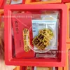 Pegatinas para Teléfono con Oro Puro 999, Modelo Popular, 2mg, Paz y Felicidad, Riqueza y Fortuna, Atrae Dinero, con Adhesivo Posterior, Venta al por Mayor por Fabricante