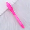 Caneta de Luz UV Spot, Caneta Ultravioleta de Ponta Larga, Caneta de Escrita Secreta Invisível, Caneta Mágica, Caneta Marcadora Oculta, Caneta Detectora de Dinheiro Atacado