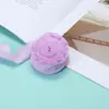 Flor de Fita Plissada 4cm Buquê de Fita Decoração de Fita Caixa de Presente Fita Embalagem DIY Fita de Gaze Cauda de Peixe Fita Ondulada