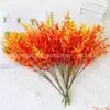 Plantas Artificiais Amazon Transfronteiriças, Plantas Verdes para Decoração de Parede, Flores e Folhas Verdes, Samambaias de Outono, Grama Persa, Fornecimento do Fabricante