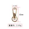 Venta al por mayor de fábrica colgante galvanizado accesorios de herrajes para bolsos de mujer hebilla de gancho hebilla para equipaje hebilla de placa pequeña de metal hebilla para perro hebilla para llavero hebilla de gancho