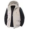 Nuevo Chaleco de Algodón para Hombre Otoño/Invierno 2026, Chaleco con Capucha de Corte Holgado, Elegante y Moderno, Chaleco Cálido
