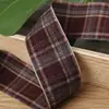 Fita de Xadrez Britânico Outono e Inverno Fita DIY Laço Feito à Mão Acessórios para Prendedor de Cabelo Roupas Sapatos e Chapéus Fitas Combinando