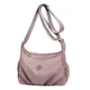 Nova Bolsa de Nylon 2026 para Mulheres, Bolsa de Ombro Único Transversal, Bolsa Fashion Versátil Casual com Múltiplos Bolsos em Cor Sólida, Bolsa para Mãe