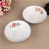 Tazón tipo cubo de porcelana fina con flor bajo cubierta de 6 pulgadas 22494 hotel restaurante vajilla de cerámica venta al por mayor tazón de cerámica tienda departamental