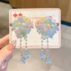 Pasador de Flequillo con Borla Estilo Chino Tradicional para Niñas, Nuevo Pasador Antiguo Estilo Chino, Pinza Lateral para Accesorios de Peinado de Niñas Hanfu