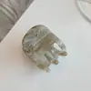 Grampo de acetato estilo rede de internet 2,5 cm grampo lateral pode prender franja pequeno fresco estampa de leopardo cor completa acessórios de cabelo