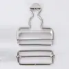 Hebilla de Metal de Alta Gama con Forma de Calabaza, Hebilla de Acero Inoxidable para Tirantes, Hebilla de Ajuste de Correa para el Hombro de Hierro con Forma de D, Gancho para Jeans, Hebilla de Tirante