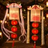 Linternas del Festival de Medio Otoño, Linternas Rojas de Seda Estilo Antiguo, Nuevo Modelo 2026, Hechas a Mano DIY Estilo Chino Portátil para Niños Decoración Luminosa de Linterna de Palacio
