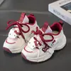 Zapatos para Niñas 2026 Primavera Nuevos Tenis de Dibujos Animados de Moda para Niños, Populares Zapatos Tipo Papá Princess para Niñas, Zapatos para Correr