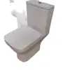 Exportación de Fábrica a Asia Central, Inodoro Split Montado en la Pared Trasera, Inodoro Cerámico de Baño de Descarga Directa Sifónica para Uso Doméstico