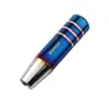 Cabeça de câmbio manual azul semi-assada cabeça de câmbio 13cm liga de alumínio alavanca de câmbio universal para carro cabeça de câmbio modificada