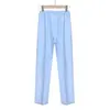 Calça com Cintura Elástica, Outono e Inverno Engrossada para Gestantes Tamanho Grande Calça Cirúrgica, Calça Ajustável Elástica para Doutor e Enfermeira