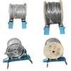 Soporte Portátil para Carrete de Cable con Ruedas Pequeñas de Acero para Despliegue Horizontal de Cable y Cable de Fibra Óptica