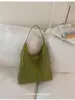 Bolsa de axila de alta qualidade em estilo coreano, com trama oca, para mulheres, fresca e estilosa, adequada para o dia a dia, bolsa de ombro versátil
