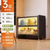 Aparador de cocina Yanen, armario a prueba de polvo, armario de almacenamiento con puerta, armario de almacenamiento de suelo, gran capacidad, estilo europeo para el hogar.