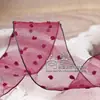 Corea del Sur importado borde rizado punto de terciopelo hilo de nieve cinturón accesorios para el cabello material diy boda borde ondulado bola de algodón burbuja hilo brumoso cinturón